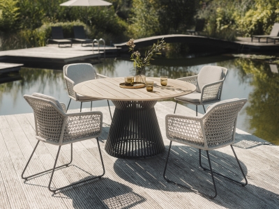 Niehoff Lido-Acore Gartenm&ouml;bel-Set, Dining, 9-teilig