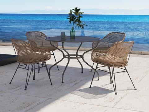 Royal Garden Riviera-Verso Gartenm&ouml;bel-Set