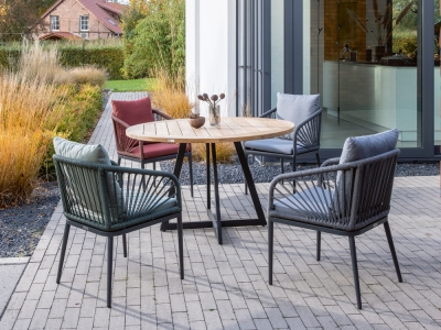 Niehoff Milan-Pino Gartenm&ouml;bel-Set 5-teilig