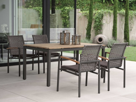 Stern Lucy Gartenm&ouml;bel Set Teak Gr&ouml;&szlig;e L