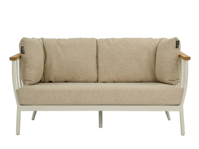 Apple Bee Condor Lounge Sofa 2-Sitzer Alu Oyster 150cm