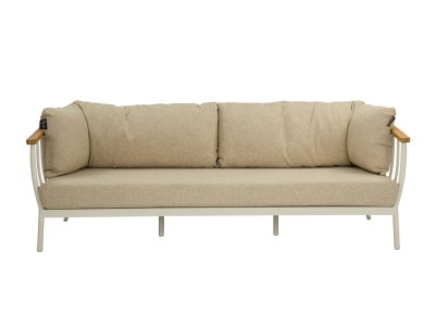 Apple Bee Condor Lounge Sofa 3-Sitzer Alu Oyster 217cm