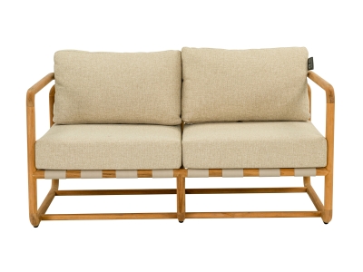 Apple Bee Dolce 2-Sitzer Teakholz Cotton Flower Loungesofa 142cm Apple Bee Dolce 2-Sitzer Teakholz Cotton Flower Loungesofa 142cm