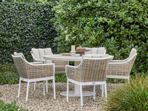 Apple Bee Milou Armlehnstuhl Oyster