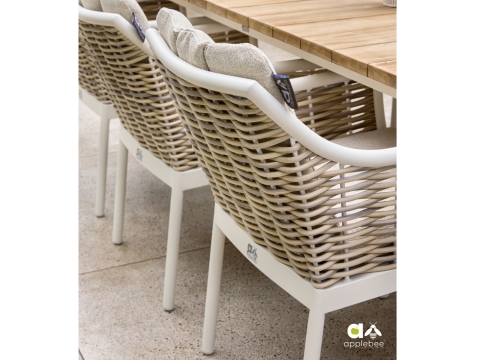 Apple Bee Milou Armlehnstuhl Oyster