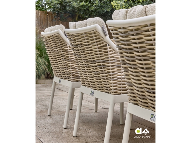 Apple Bee Milou Armlehnstuhl Oyster