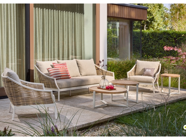 Apple Bee Milou Loungesessel Oyster