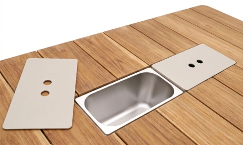 Apple Bee Milou Bartisch 150x78cm, Oyster