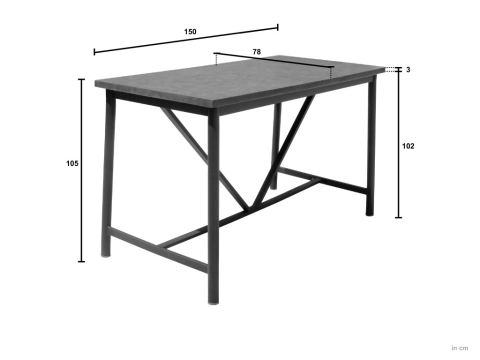 Apple Bee Milou Bartisch 150x78cm, Oyster