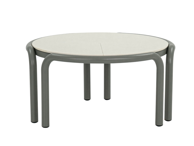 Apple Bee Lugano Kaffeetisch 80cm Taupe