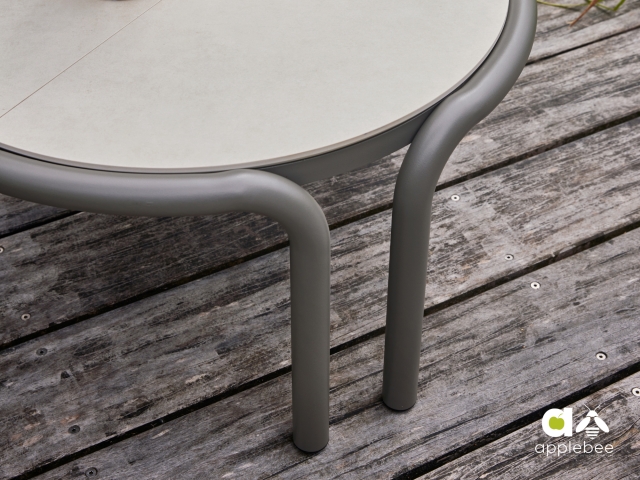 Apple Bee Lugano Kaffeetisch 80cm Taupe