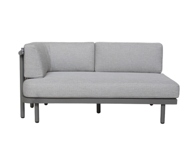 Apple Bee Maui Sofa rechts 155cm Taupe