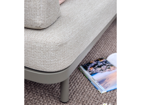 Apple Bee Maui Chaise Lounge rechts 200cm Taupe