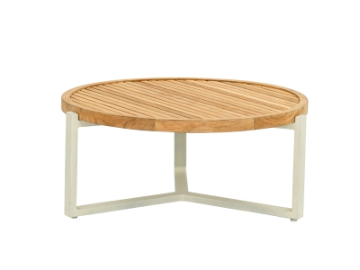 Apple Bee Monaco Kaffeetisch Oyster Teak 78x34cm