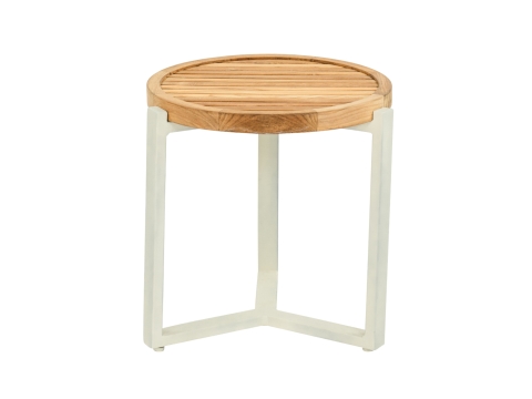 Apple Bee Monaco Kaffeetisch Oyster Teak 47x48cm