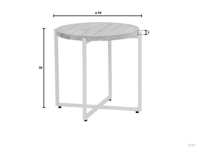 Apple Bee Condor Lounge-Set 2 Oyster Cotton Flower