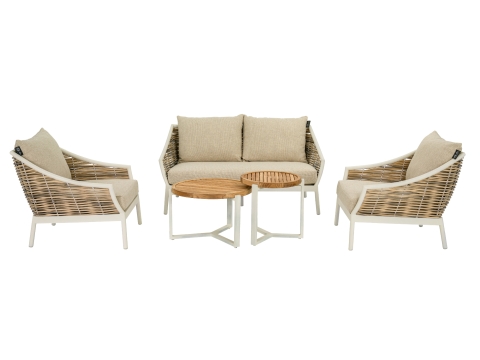 Apple Bee Milou-Monaco Lounge-Set 1 Oyster ca. 312x161cm