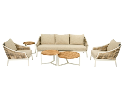 Apple Bee Milou-Monaco Lounge-Set 2 Oyster ca. 371x208cm