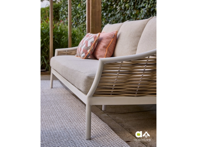 Apple Bee Milou-Monaco Lounge-Set 3 Oyster ca. 371x228cm