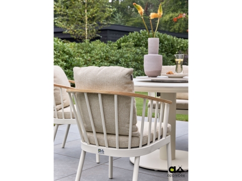 Apple Bee Condor-Melville 140cm Dining-Set 1 Oyster