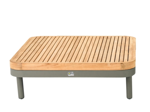 Apple Bee Maui Kaffeetisch taupe 85x85cm Teak