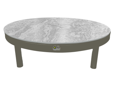 Apple Bee Maui Kaffeetisch taupe 60cm Ceramic