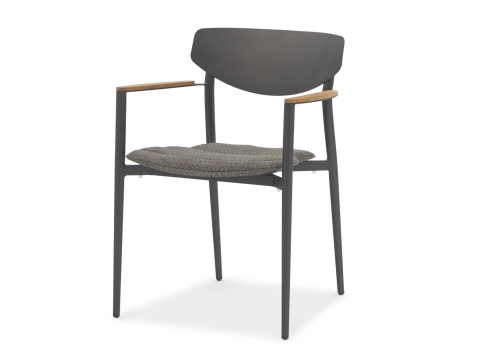 Zebra Hornet Stapelsessel Aluminium graphite