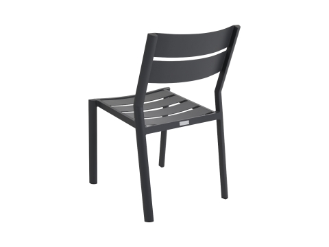 Brafab Delia Diningstuhl, Aluminium Anthrazit, stapbelbar