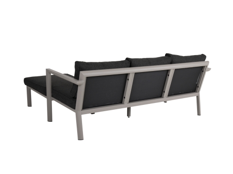 Brafab Delia Diwan Loungesofa,Aluminium Khaki, inkl. Polster