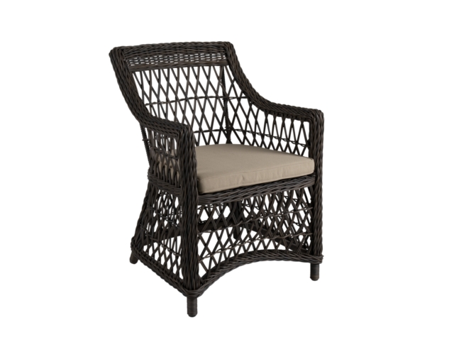 Brafab Beatrice Diningsessel braun, inkl. Sitzkissen