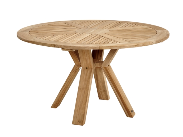 Brafab Circus Tisch rund 130cm aus massivem Teakholz natur