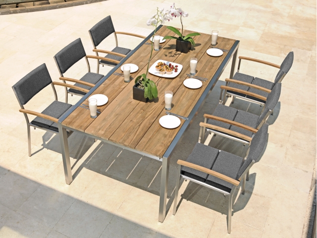 Zebra Gartenm&ouml;bel-Set Kubex-Quadux