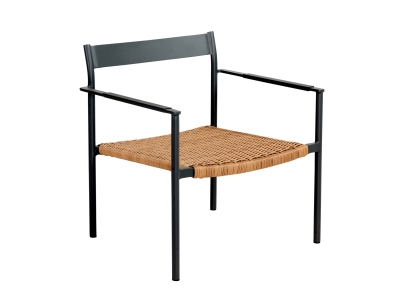 Brafab DK Loungesessel Aluminium Anthrazit, stapelbar