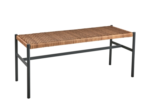 Brafab DK Bank, Anthrazit Matt 106x40cm