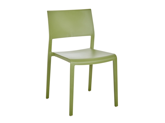 Brafab Lilibet Diningstuhl Olivgr&uuml;n, stapelbar