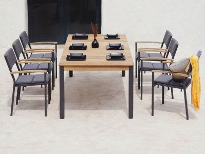 Zebra Gartenm&ouml;bel-Set Derex-Quadux