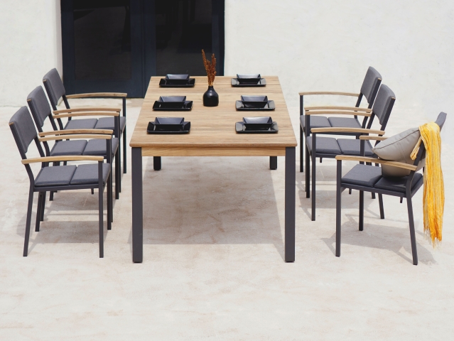 Zebra Gartenm&ouml;bel-Set Derex-Quadux