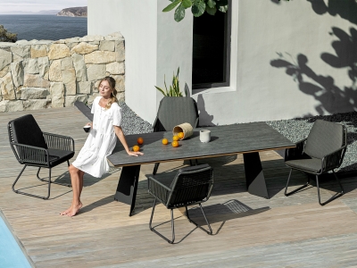 Zebra Gartenm&ouml;bel-Set Ajax-Flix