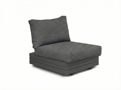 Zebra Cubo Neo Lounge 1-Sitzer graphite 74 x 81 x 76 cm inkl. Polster