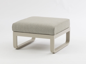 Zebra Fly Lounge Hocker, light taupe