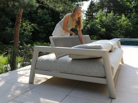 Zebra Cozy Lounge 3-Sitzer Sofa 236x128cm