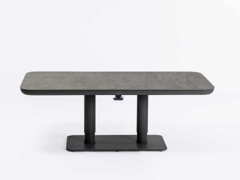 Zebra Move Tisch 140x80x51-71cm graphite h&ouml;henverstellbar