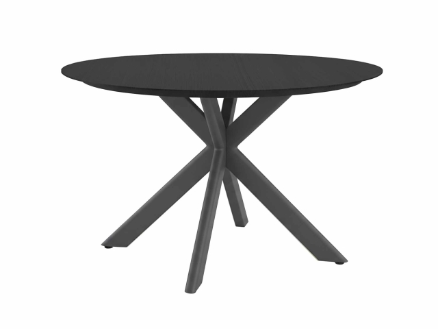 Zebra Mantis Tisch 120x120x74cm graphite