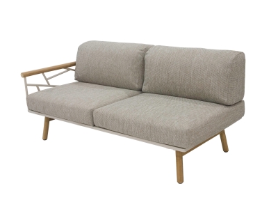 Zebra Solena Lounge 2-Sitzer Sofa light taupe 150 cm x 77 cm x 78 cm