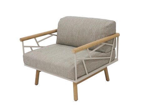 Zebra Solena Loungesessel light taupe