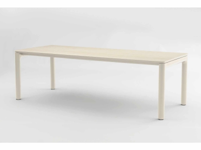 Zebra Vero Tisch 240x100x75cm light taupe