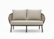 Apple Bee Pine Key 2-Sitzer Sofa bronze 134cm