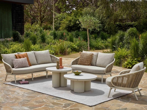 Apple Bee Pine Key 3-Sitzer Sofa oyster 191cm