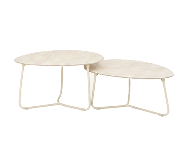 Apple Bee Pine Key Loungetisch Set oyster