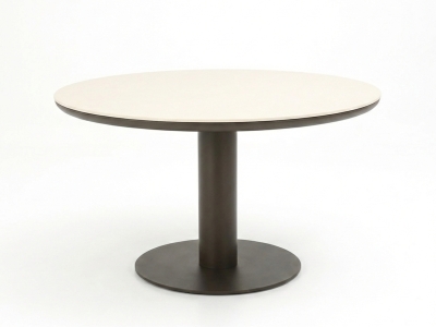 Apple Bee Melville Dining Tisch 140cm rund HPMS stone bronze